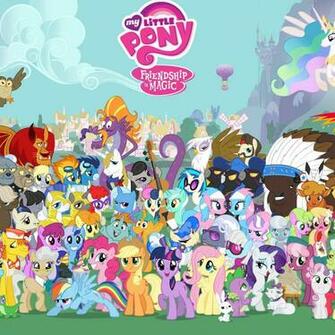 My Little Pony Cast Wallpaper For Apple iPad