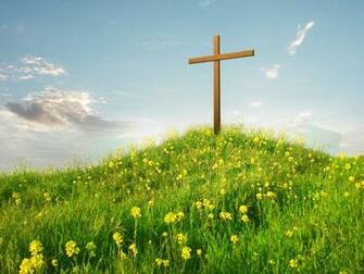 Desktop Wallpaper Of Cross On Hill Puter