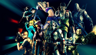 Characters From Different Games Wallpaper By Aracnogamer