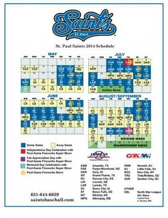 Back Gallery For Saints Schedule