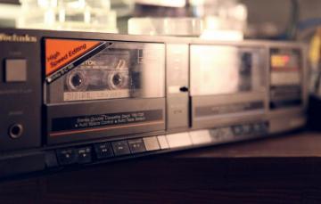 Wallpaper Retro Music Magazine Cassette Tape Old School