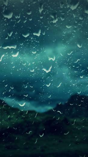 iPhone Wallpaper Droplets Teal Water
