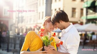 Happy Hug Day Wallpaper