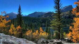 Bear Lake Rocky Mountain National Park Colorado Wallpaper