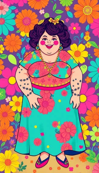 Fat Lady Wallpaper