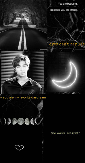 Bts Black Aesthetic Wallpaper
