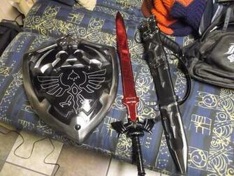 Link And Dark Wallpaper Master Sword
