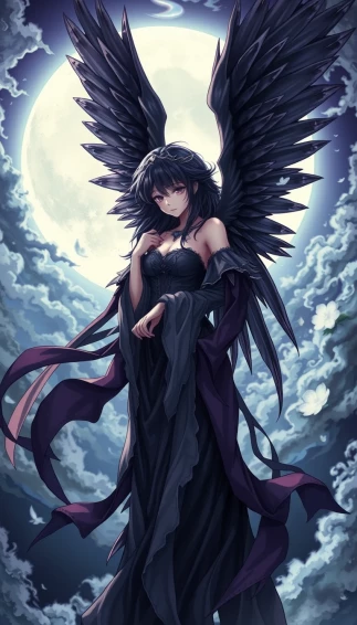 Anime Gothic Angel Wallpaper