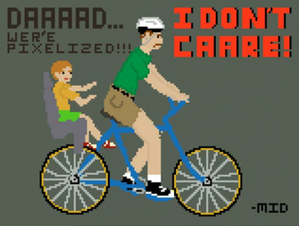 Happy Wheels Pixel By Midlighthefox