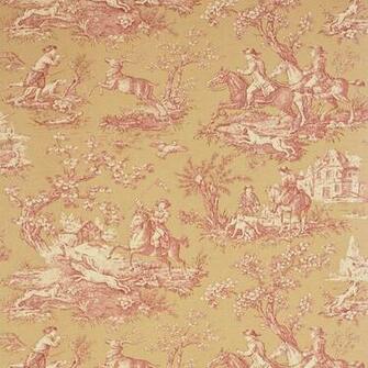 Home Wallpaper Sanderson Toile Stag Hunting