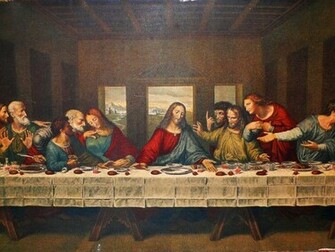 The Last Supper Wallpaper Wallpaperesque
