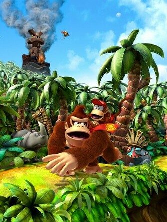 Donkey Kong Country Returns Wallpaper Jeux Vid O