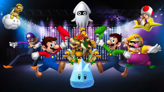 Dance Revolution Mario Mix Wallpaper By Midniteandbeyond On