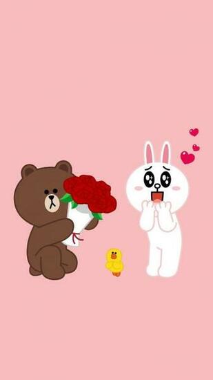 Line Friends H Nh N iPhone Brown