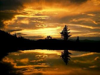 Fondo Pantalla Paisaje Atardecer Lago Ana Sunrise Outdoor Sunset