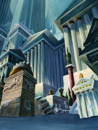 Walt Disney Hercules Background Test Acrylic