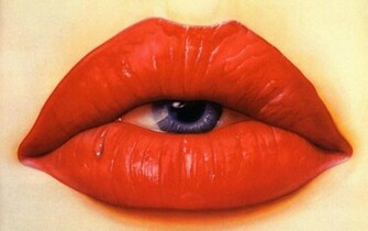 Red Lips Wallpaper