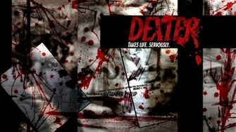 Dexter Collage Wallpaper Sketch