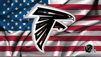 On Atlanta Falcons Logo Usa Flag Wavy S HD Nfl