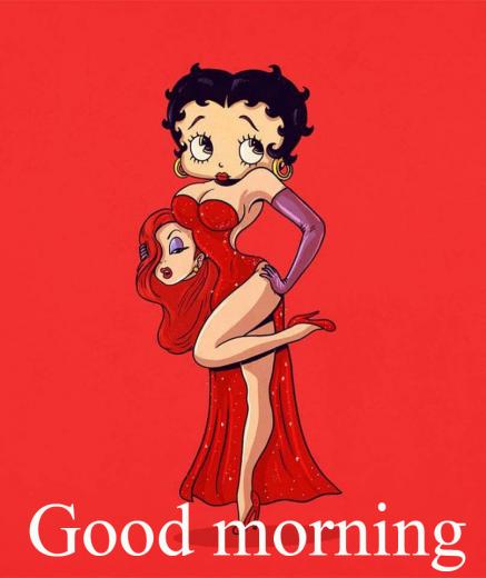 Betty Boop Good Morning Image Wallpaper Pic For Whatsapp Status
