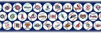 Mlb Baseball Home Decor Teams Grand Slam Wall Border