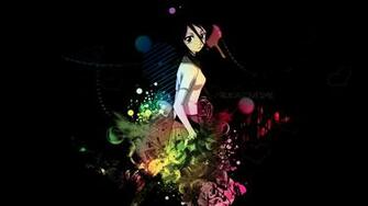 Rukia Kuchiki In The Shadow Bleach Wallpaper