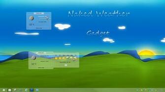 Wincustomize Explore Desktop Gadgets Naked Weather Gadget