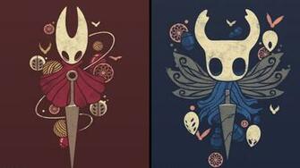 Hollow Knight And Hornet Art In Night