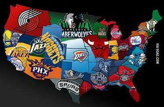 Nba Map Of America 9gag