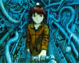 Wallpaper Serial Experiments Lain Iwakura