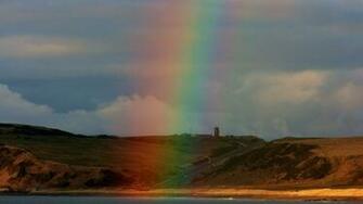Rainbow Tag Wallpaper Colors Sky Nature Rain Landscapes