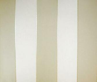 Elisa Stripe Wallpaper Taupe And Cream Wide With Gold