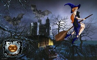Wallpaper HD Sexy Witch In Halloween