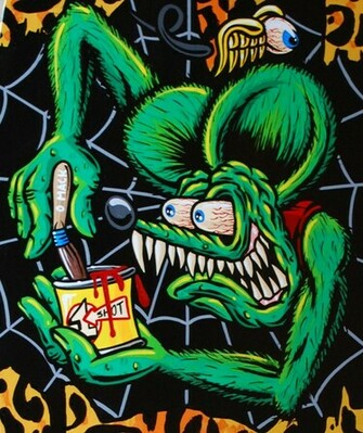 Rat Fink Art Diymid