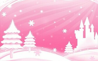 Blirk Net Pink Christmas Trees Forist Wallpaper