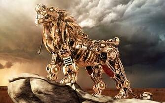 Wallpaper Screen Savers Robot Lion Screensavers Image