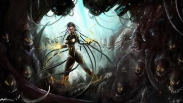 Starcraft Sarah Kerrigan Art Wallpaper Teahub Io