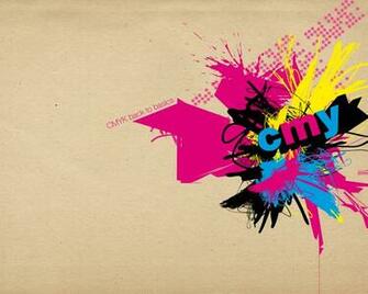 Abstract Wallpaper Cmyk Back To Basics