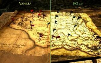 Skyrim Map Wallpaper