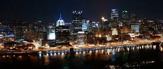 Pittsburgh At Night Pennsylvania Desktop Wallpaper And Background