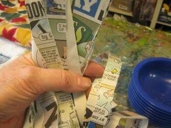 Tear Newspaper Into Strips Note Last Two Techniques Do Not Use