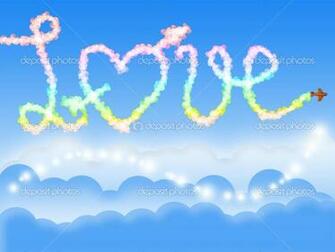 Blue Love In The Sky Wallpaper Skies