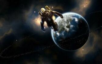 Spaceman Art Mac Wallpaper