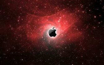 Red Apple Mac Galaxy Wallpaper Background Macbook