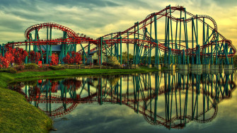 Roller Coaster Wallpaper