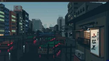 Bspwm Pixel Art Gif Wallpaper Cozy R Unixporn