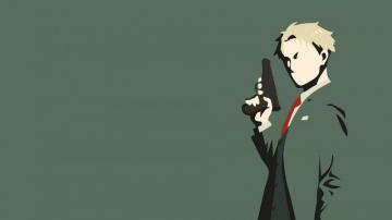 Spy X Family Anime Boys Gun Loid Forger Minimalism Simple