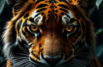 Angry Tiger Eyes Wallpaper