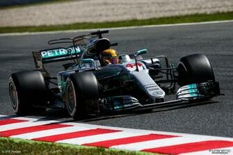 Lewis Hamilton Mercedes Circuit De Catalunya F1