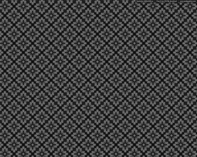 Pattern Floral Yellow Background Ornamental Decoration Retro
